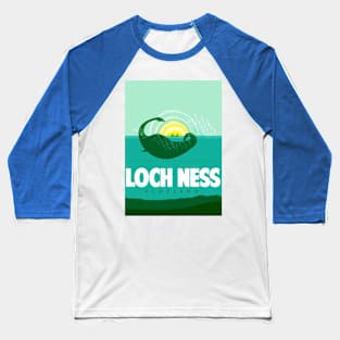 Vintage Travel Poster - Loch Ness Baseball T-Shirt